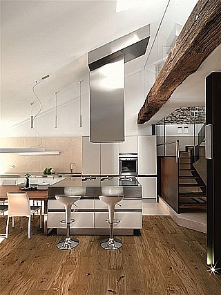 Pokládka třívrstvých podlah 1