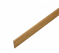 Podlahové lišty masivní dub plochá