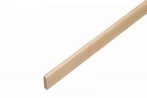 Podlahové lišty masivní buk plochá