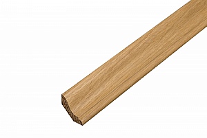 Podlahové lišty masivní dub profil